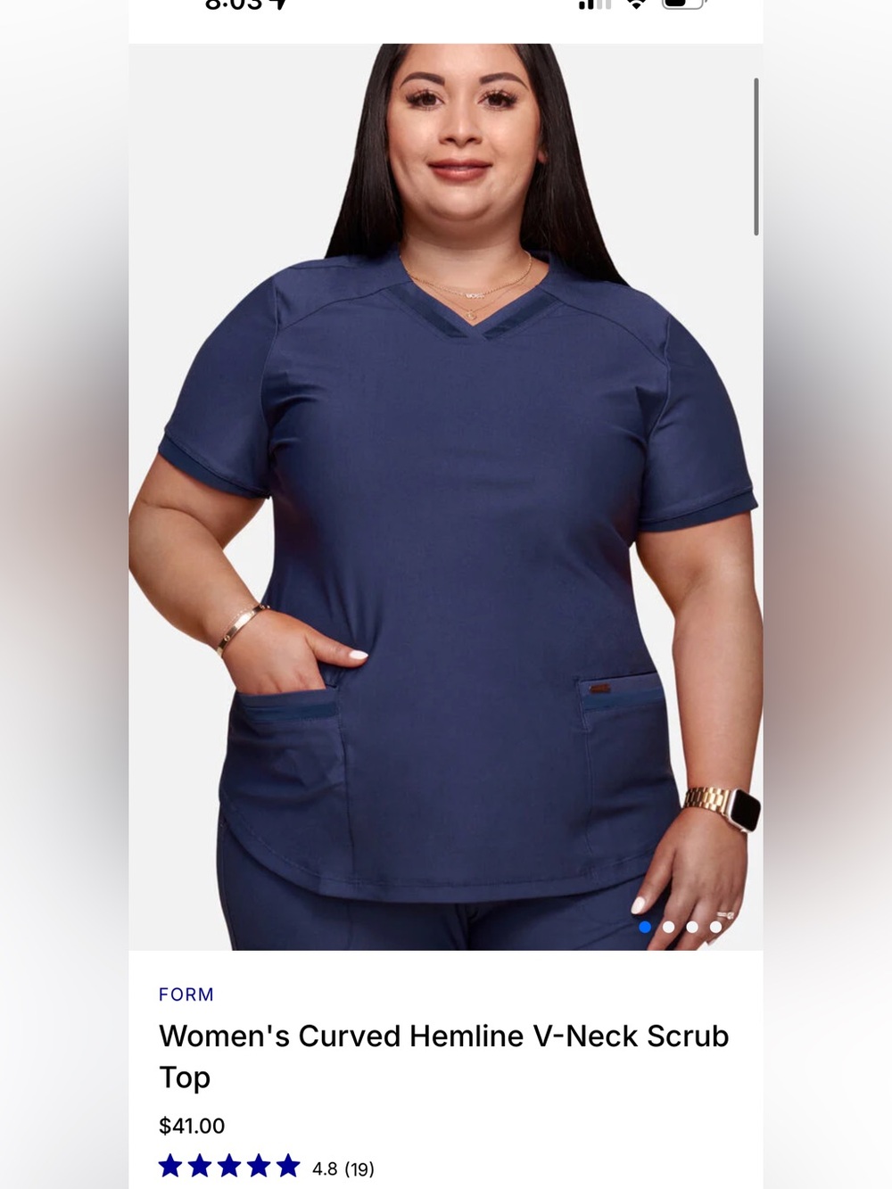 Cherokee Form scrub set 2X